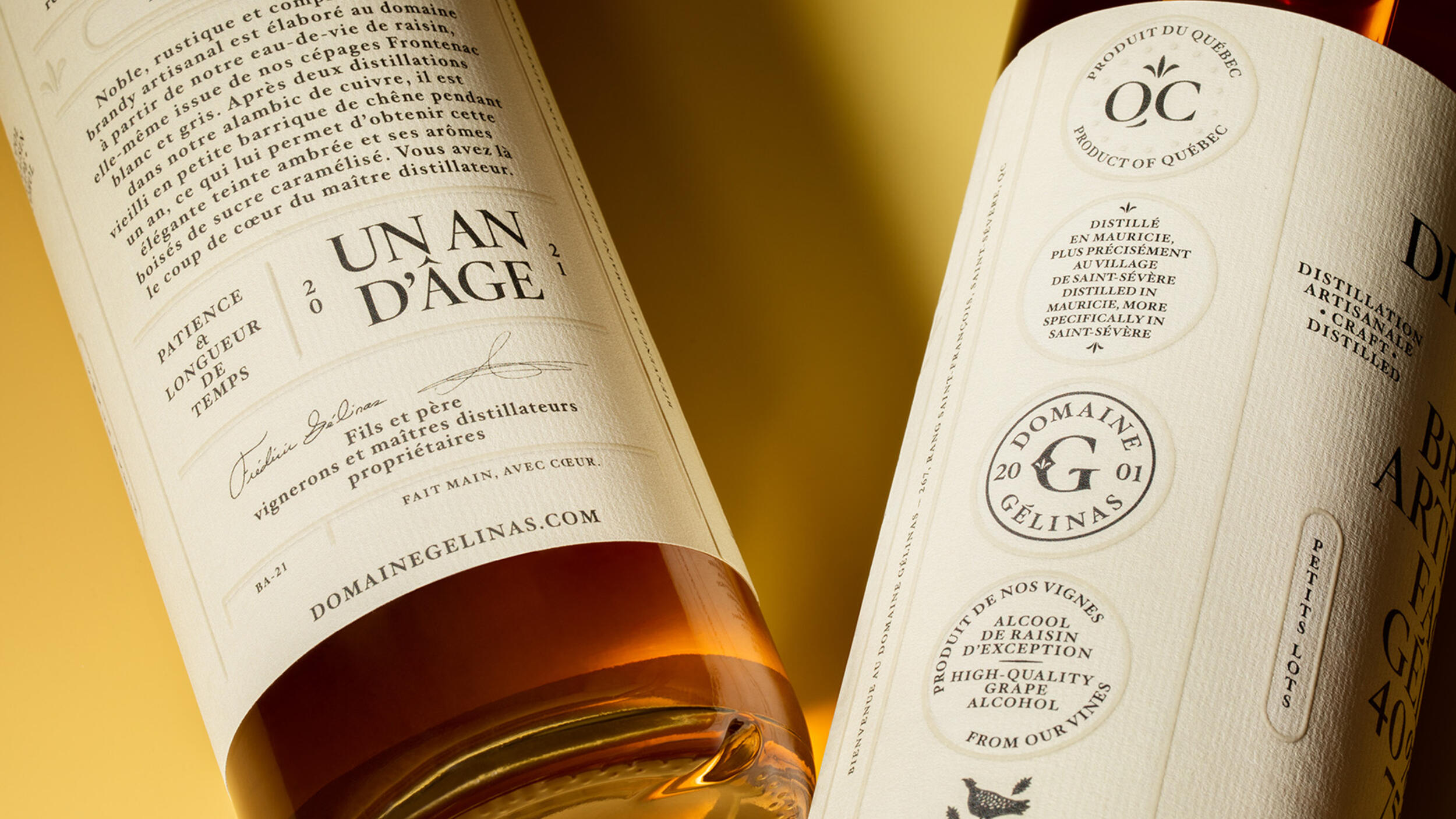 maubau_2022_Identité_Emballage_Domaine Gélinas_Brandy artisanal_4